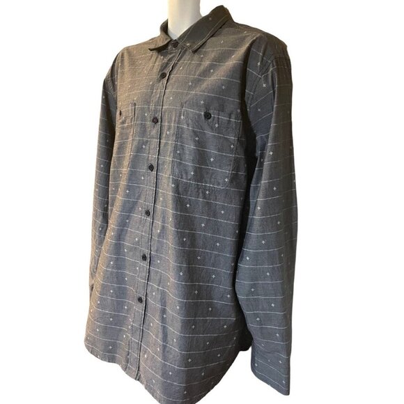 Howe Creative Workforce Houdini Shirt Size XXL Gray White Geo Print NWT $89 - Picture 4 of 8